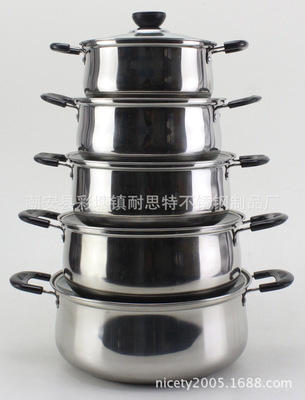 【耐思特】不锈钢汤锅 奶锅 出口礼品套装 套锅 flat base kettle - 【耐思特】不锈钢汤锅 奶锅 出口礼品套装 套锅 flat base kettle厂家 - 【耐思特】不锈钢汤锅 奶锅 出口礼品套装 套锅 flat base kettle价格 - 潮安县彩塘镇耐思特不锈钢制品厂 - 